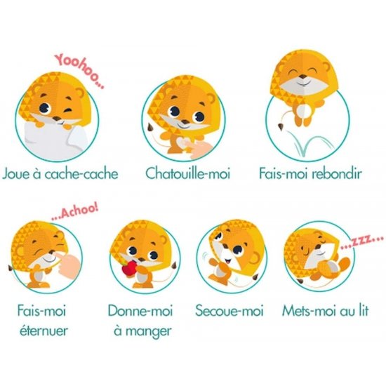 Tiny Love Jouet interactif Wonder Buddies Leonardo le Lion  Tiny Love Jouet interactif Wonder Buddies Leonardo le Lion