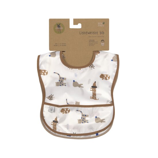 Lässig 2 bavoirs avec poche Little Mateys Bleu royal  Lässig 2 bavoirs avec poche Little Mateys Bleu royal