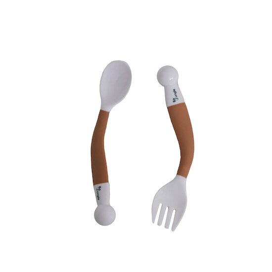 Bo Jungle B-CUILLERE ET FOURCHETTE ORIENTABLES TERRACOTTA Terracotta  Bo Jungle B-CUILLERE ET FOURCHETTE ORIENTABLES TERRACOTTA Terracotta