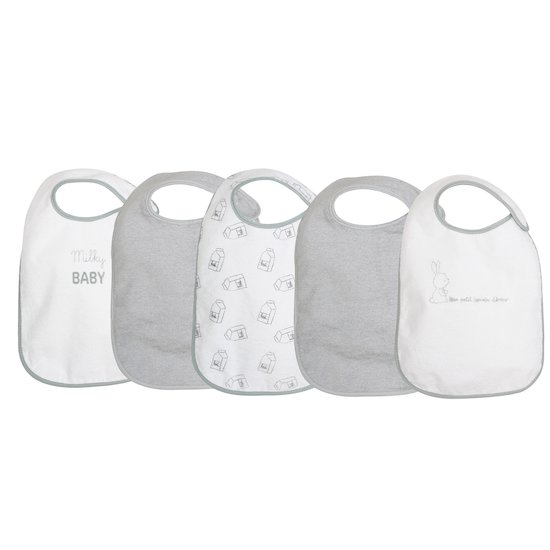 Trois Kilos Sept BAVOIRS NAISSANCE X5 Blanc, Gris 24x38 cm