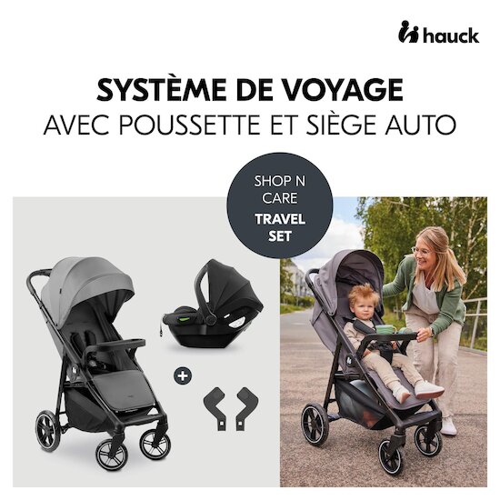 Hauck Pack poussette Shop N Care Travel Grey 