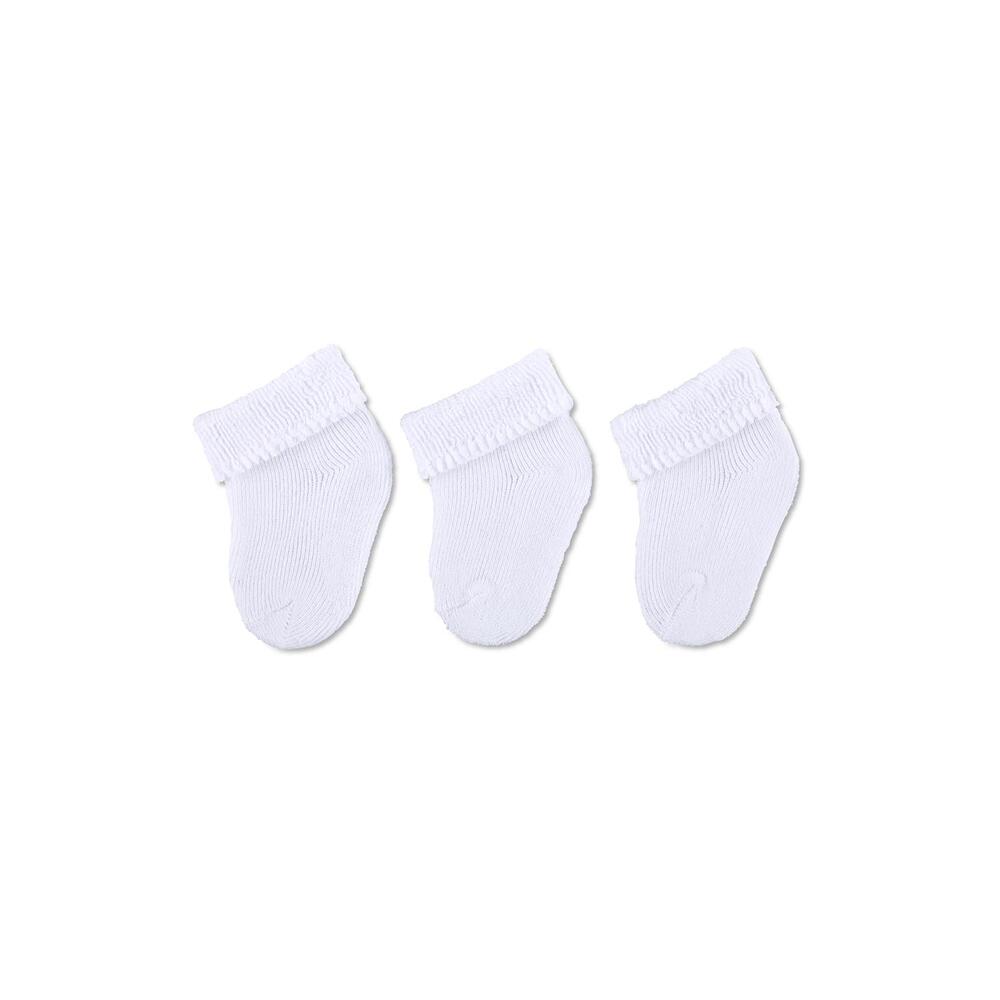 Chaussettes nouveau-né Pack 3 BLANC Sterntaler
