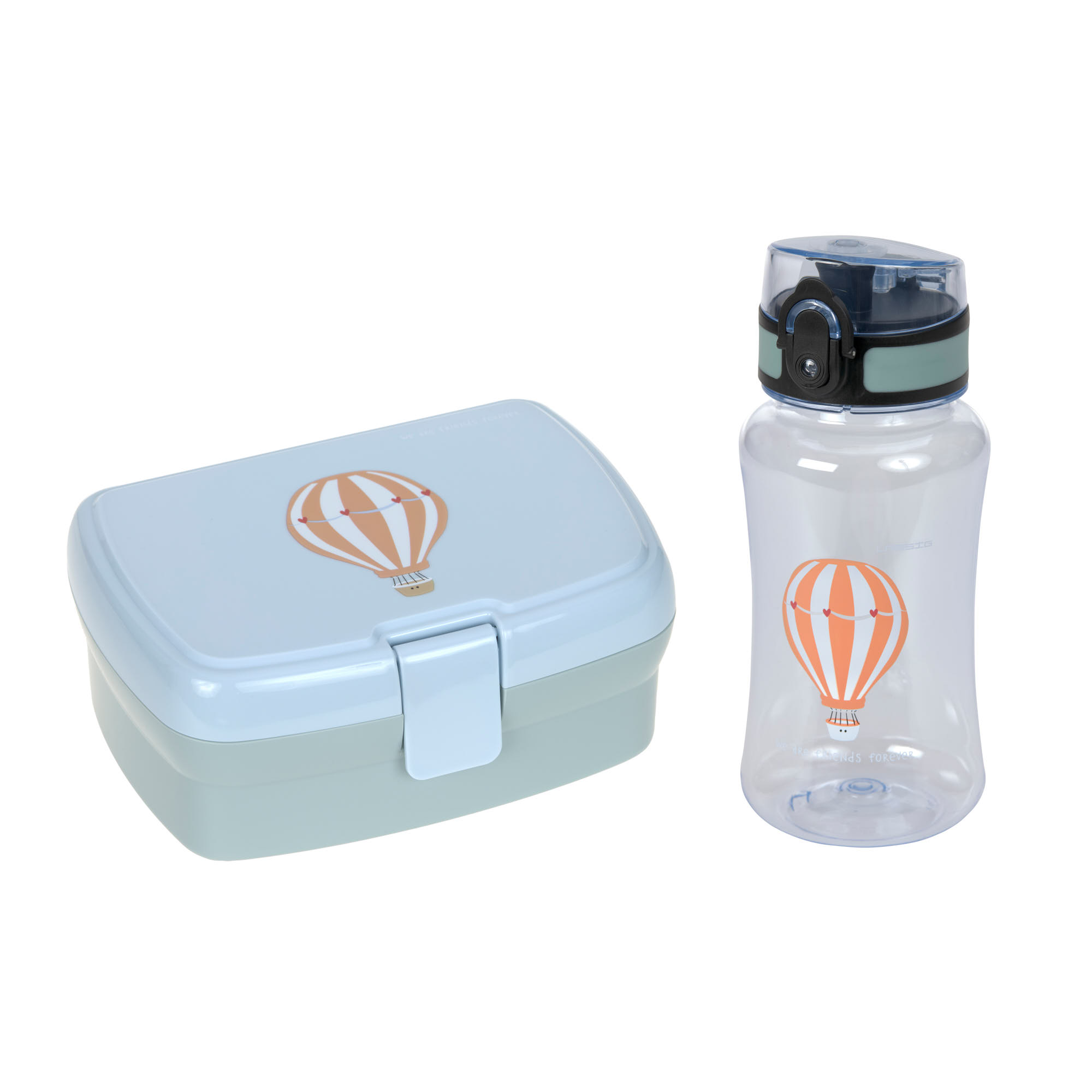 Lunch Set boîte à goûter et gourde Tiny Drivers BLEU Lässig