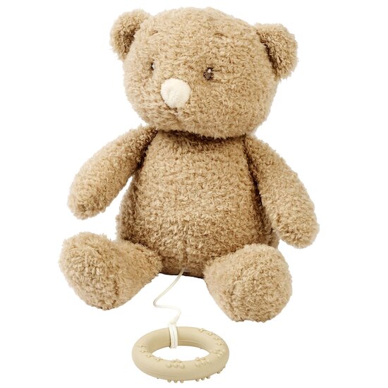 Nattou Peluche musicale Bébé Ours Bouclette Teddy Caramel  Nattou Peluche musicale Bébé Ours Bouclette Teddy Caramel