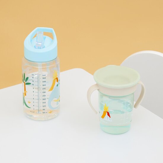 Miniland Bouteille pour enfant Jurassic Multicolore 450 ml