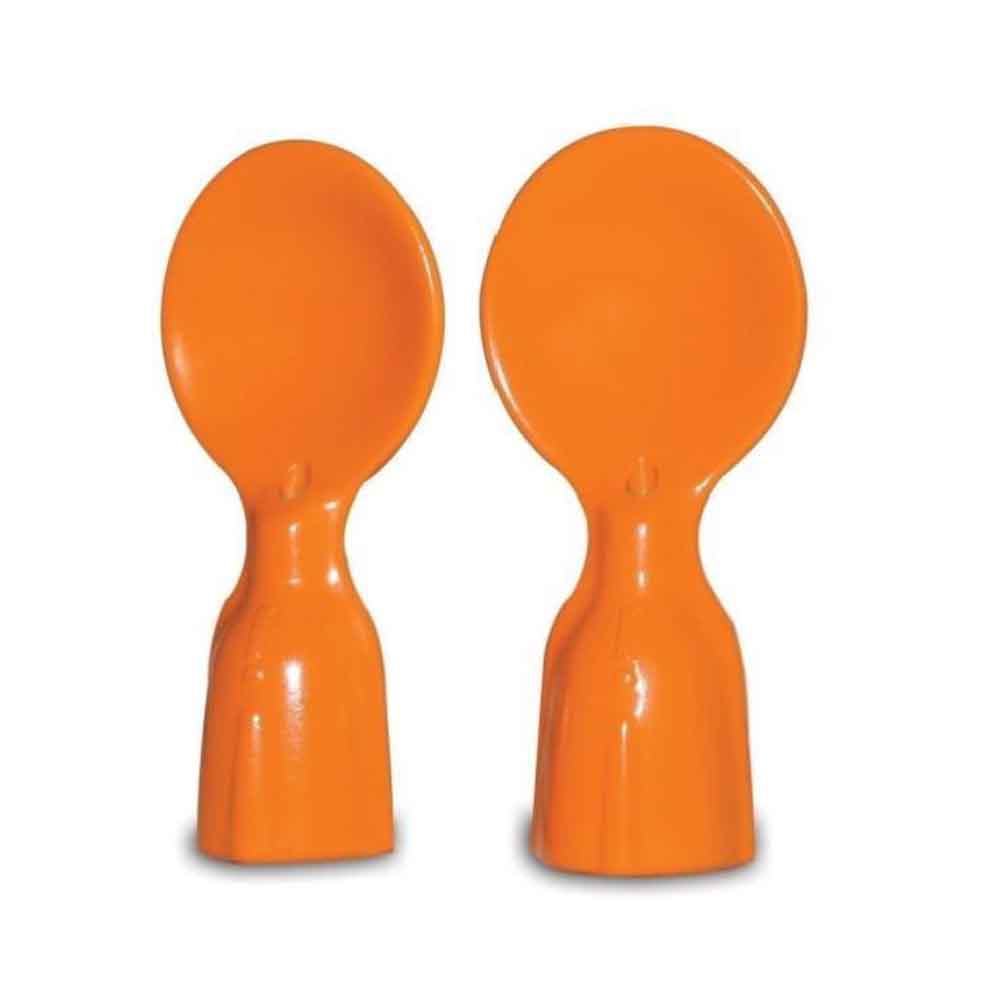 2 cuillères Squeeze ORANGE Infantino