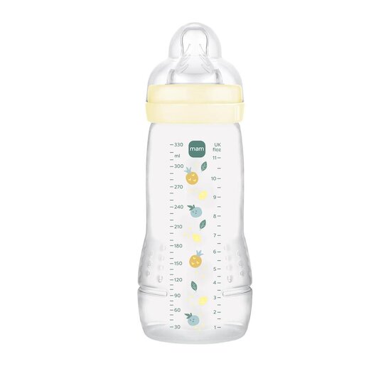 MAM Biberon Easy Active Coloré Tétine Débit X Pearl 330 ml MAM Biberon Easy Active Coloré Tétine Débit X Pearl 330 ml