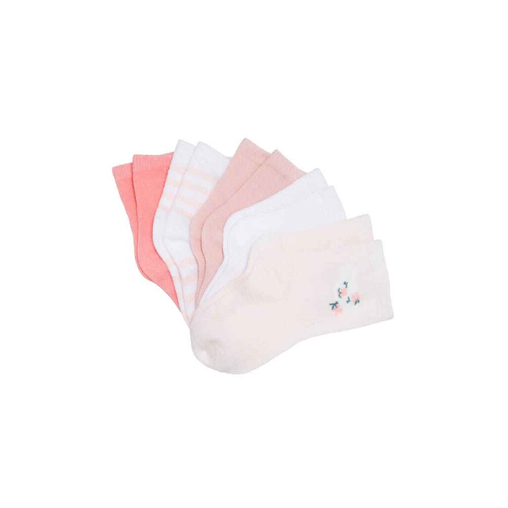P’tit bisou - Lot de 5 paires de chaussette Mes Essentiels BLANC P’tit bisou