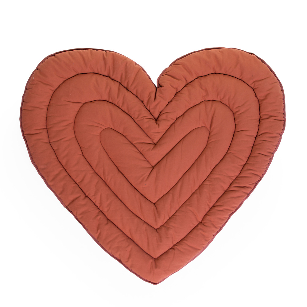 Childhome - Tapis de jeu Coeur ROUGE Childhome