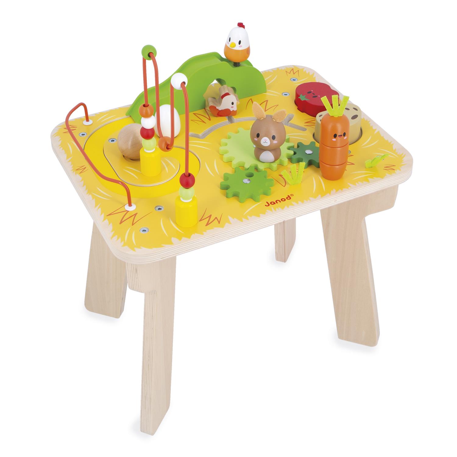 Table d'activités Ferme MULTICOLORE Janod