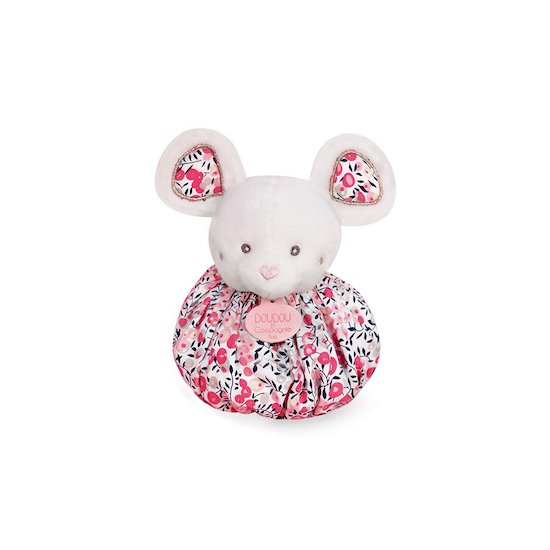 Doudou & Compagnie Doudou boule Blanc 25 cm
