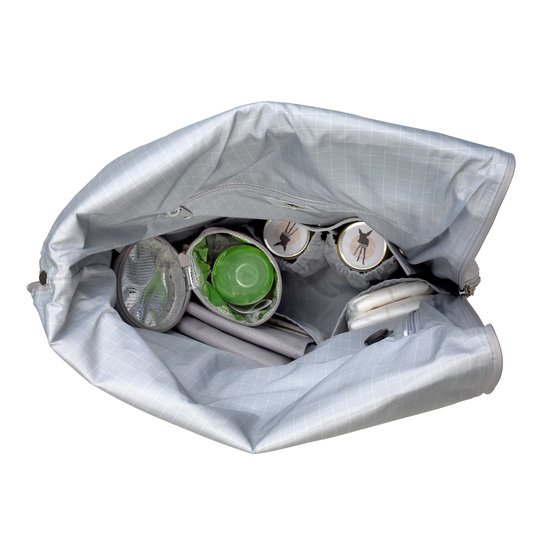 Lässig Sac à dos à langer Rolltop Green Label Gris  Lässig Sac à dos à langer Rolltop Green Label Gris