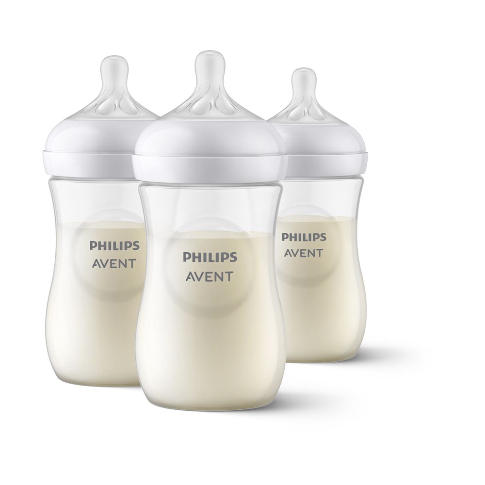 3 biberons Natural 3.0 MULTICOLORE Philips Avent