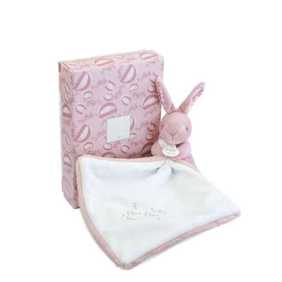 Doudou & Compagnie Lapin avec Doudou Rose 10 cm