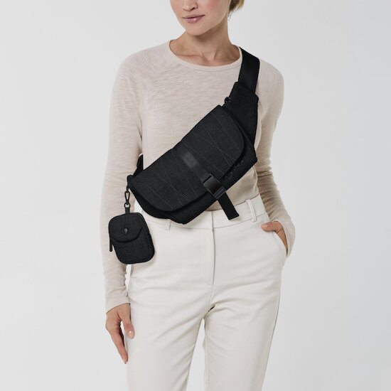 Cybex Sac banane Bouclé Stone Black  Cybex Sac banane Bouclé Stone Black