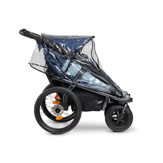 TFK Habillage pluie pour remorque VELO2 Black  TFK Habillage pluie pour remorque VELO2 Black