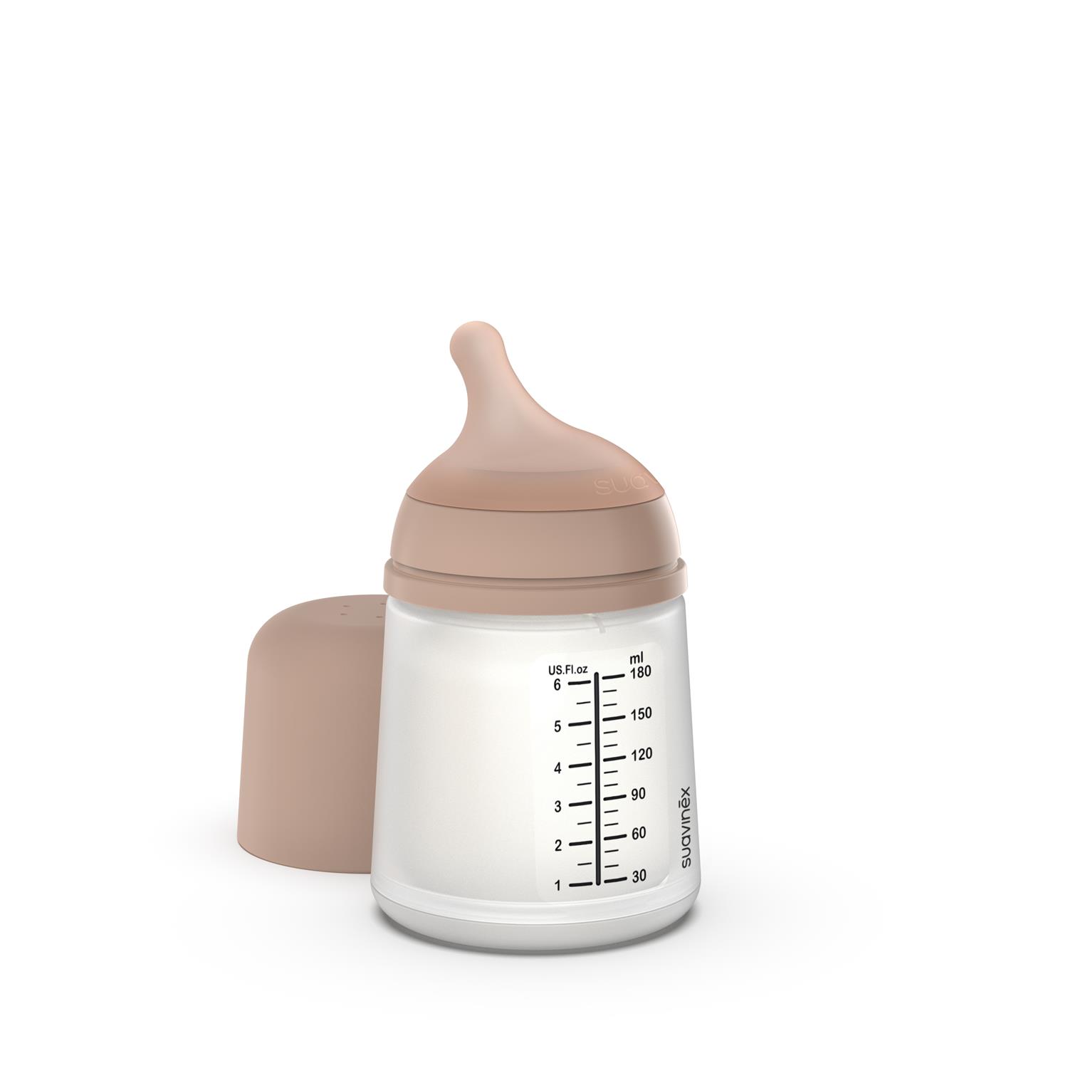 Suavinex - Biberon Anti-Colique Zero.Zero ROSE Suavinex