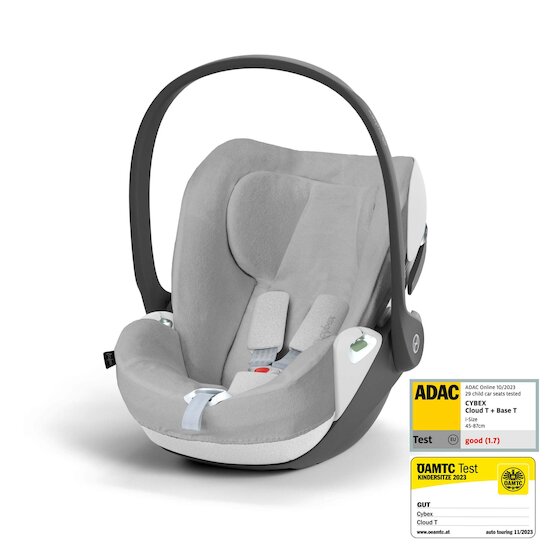 Cybex Coque Cloud T i-Size Tissu Plus Platinum White  Cybex Coque Cloud T i-Size Tissu Plus Platinum White