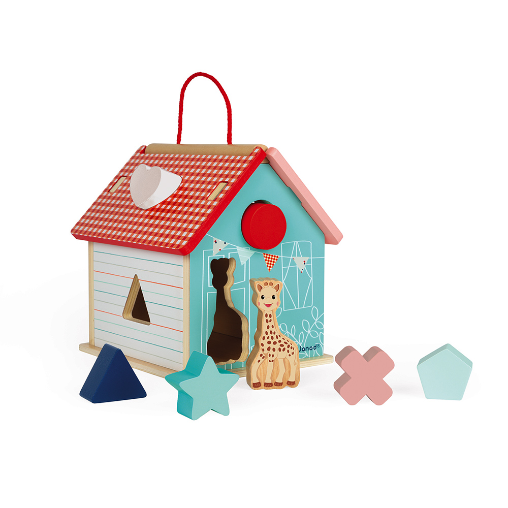 Maison des formes Sophie La Girafe MULTICOLORE Janod