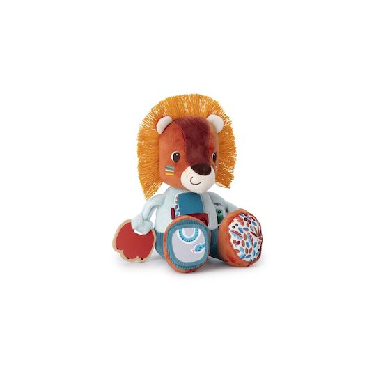 Lilliputiens Jouet jack lion multi-activites Orange/Bleu 