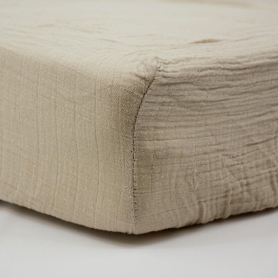 Little Band Drap Housse Double Gaze  Taupe 