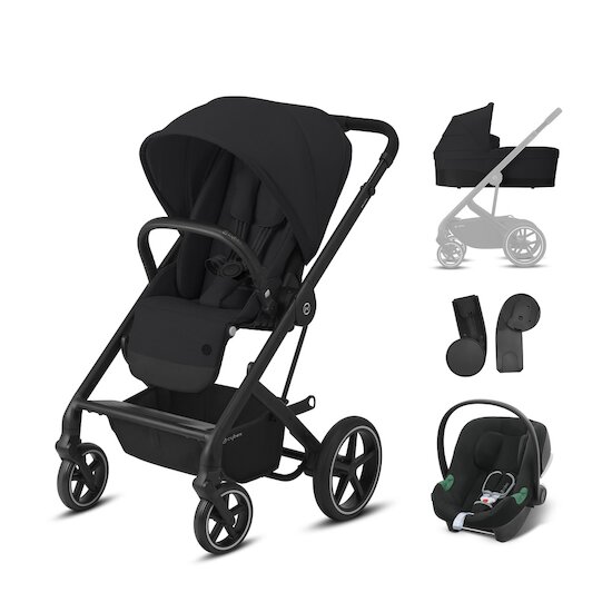 Poussette balios S + nacelle Cot S + habillage pluie - Cybex