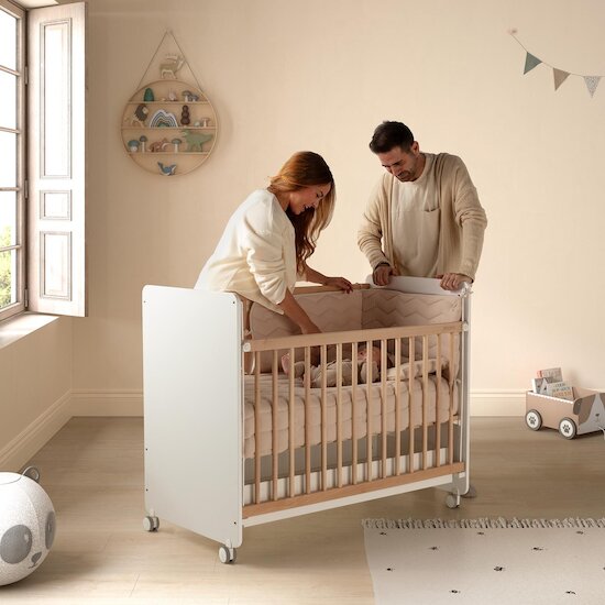 Micuna Lit Bébé Lupita Blanc Wood Sans Dessin 60x120 cm Micuna Lit Bébé Lupita Blanc Wood Sans Dessin 60x120 cm