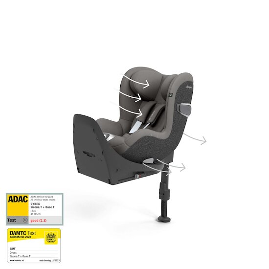 Cybex Siège Auto Sirona T i-Size Mirage Grey  Cybex Siège Auto Sirona T i-Size Mirage Grey