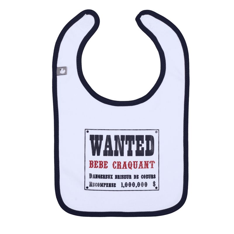 BB & Co - Bavoir ""Wanted"" MULTICOLORE BB&Co