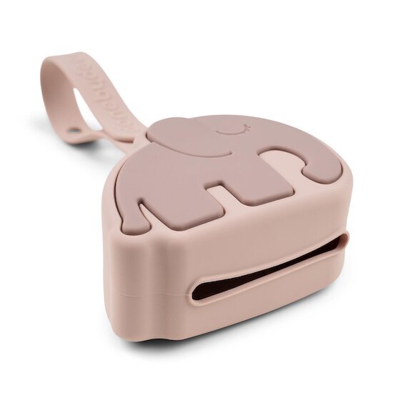 Done by Deer Boîte à sucette en silicone Elphee Rose  Done by Deer Boîte à sucette en silicone Elphee Rose