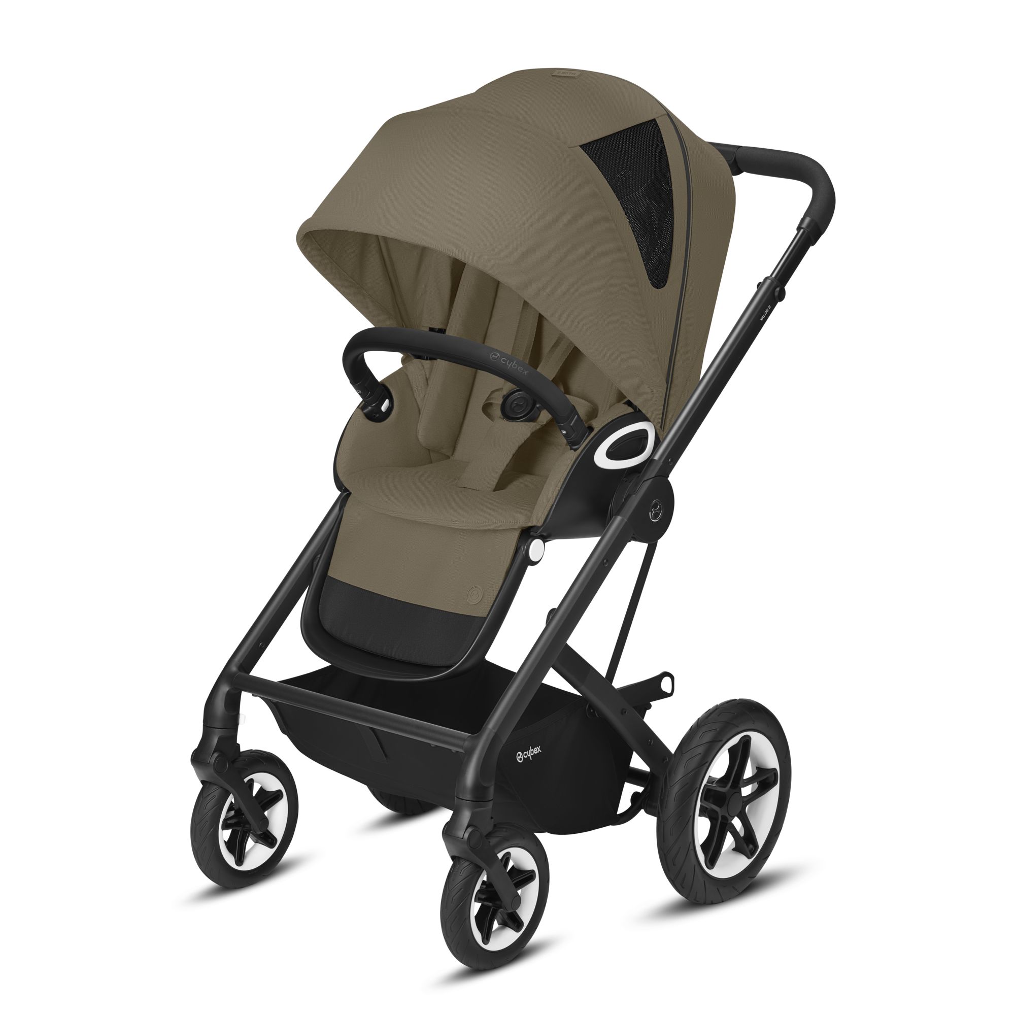 Poussette Talos S Lux châssis noir BEIGE Cybex