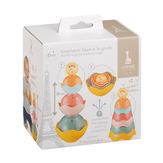 Sophie la girafe Jeu empilable Multicolore  Sophie la girafe Jeu empilable Multicolore