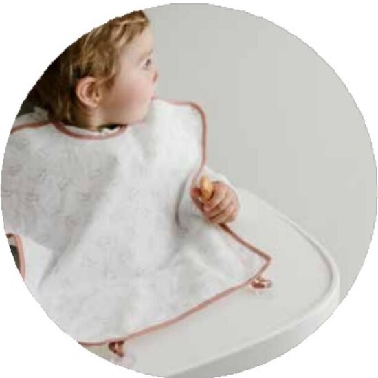 BabyCalin Bavoir Maternelle xxl  Greenland lapins 45x40 cm