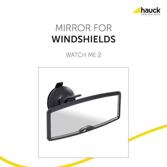 Hauck Retroviseur de voiture Watch Me 2 Noir  Hauck Retroviseur de voiture Watch Me 2 Noir