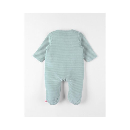 Noukie's Pyjama bébé en velours Crazy safari Bleu 1 mois Noukie's Pyjama bébé en velours Crazy safari Bleu 1 mois