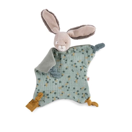 Moulin Roty Doudou lapin sauge  30 cm