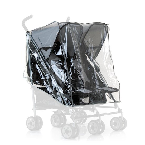 Hauck Habillage de pluie roadster Turbo Duo Transparent  Hauck Habillage de pluie roadster Turbo Duo Transparent