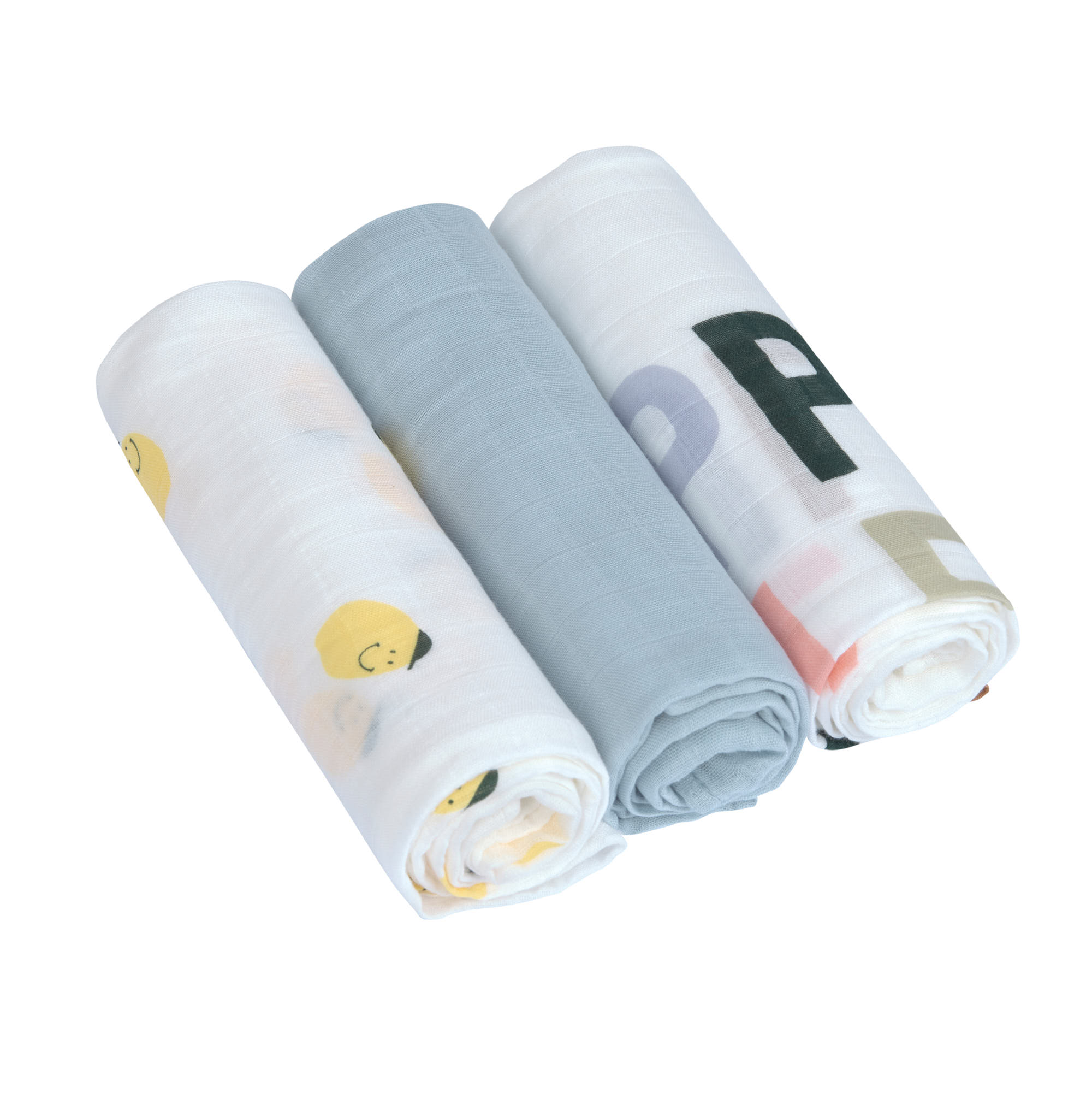 Lange divinement doux 3 pcs Happy Fruits BLEU Lässig