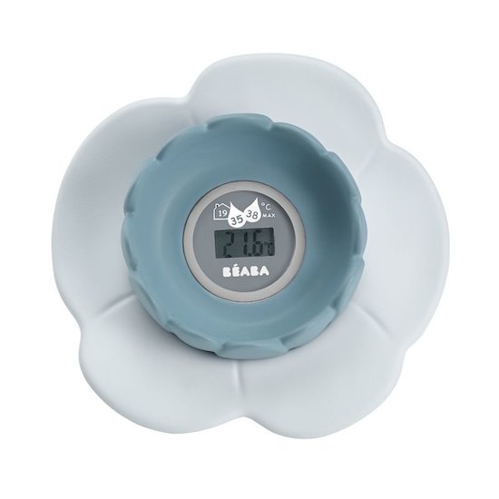 Béaba Thermomètre de bain Lotus Green Blue   Béaba Thermomètre de bain Lotus Green Blue