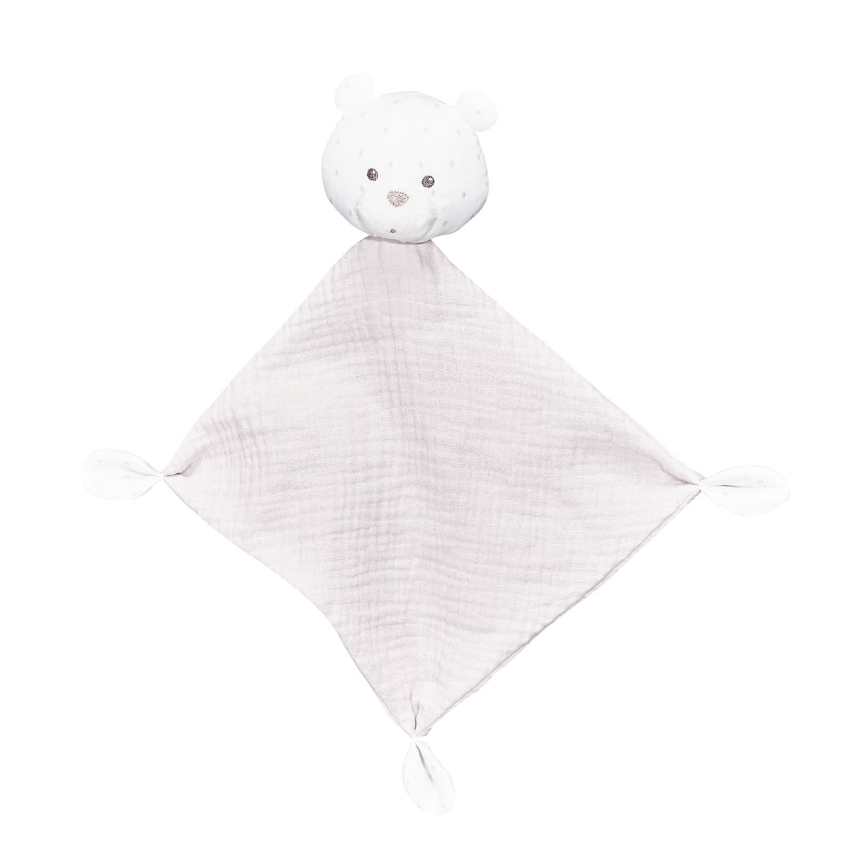 Doudou mouchoir Lily grey GRIS Sauthon