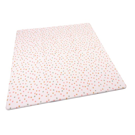 BB&Co Tapis de jeu nomade réversible pois/océan  140x140 cm