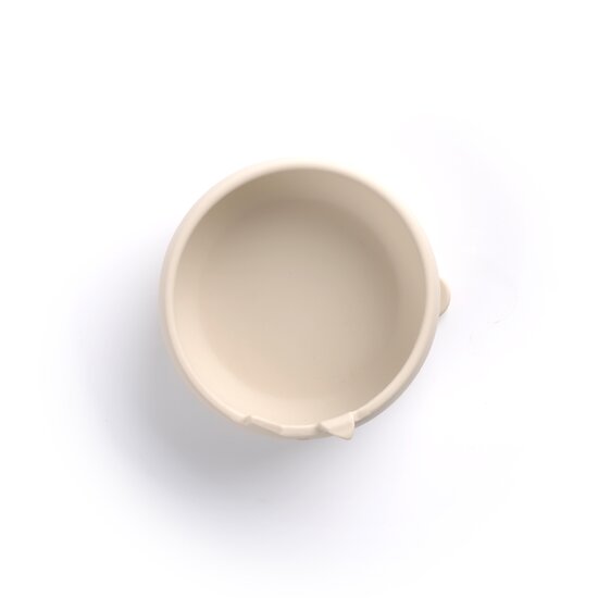Jané Set bol et cuillère en silicone  Sand 