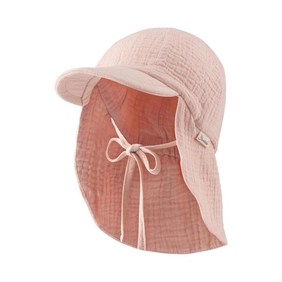 Sterntaler Casquette sahara bébé fille en mousseline Rose Poudré 