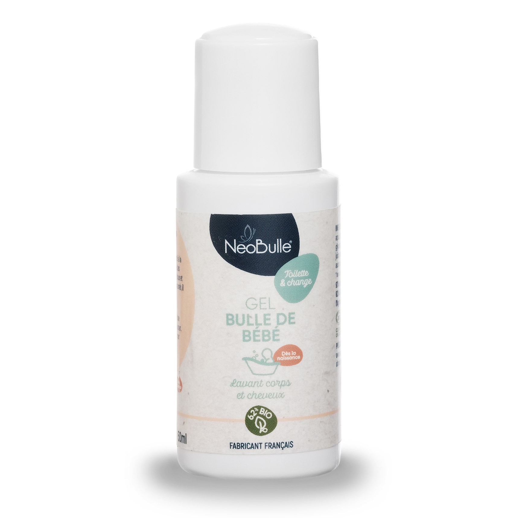 Gel lavant corps et cheveux Bulle de bébé format voyage MULTICOLORE Néobulle