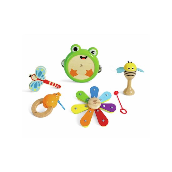 Hape Jouet ensemble de percussions de la nature Multicolore  Hape Jouet ensemble de percussions de la nature Multicolore