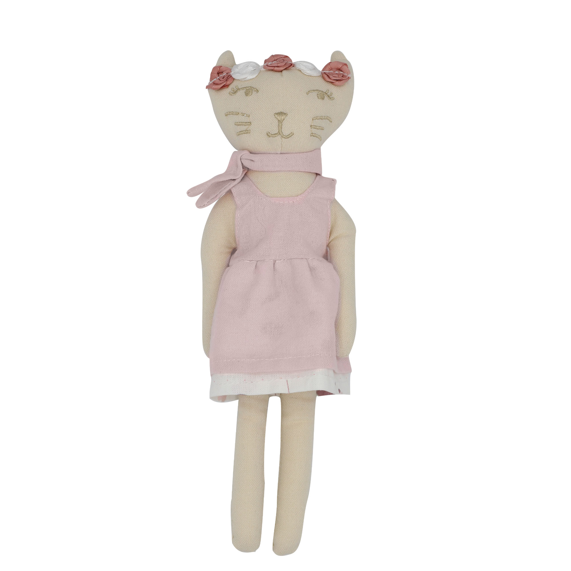 Trois Kilos Sept - Poupée chat ROSE Trois Kilos Sept