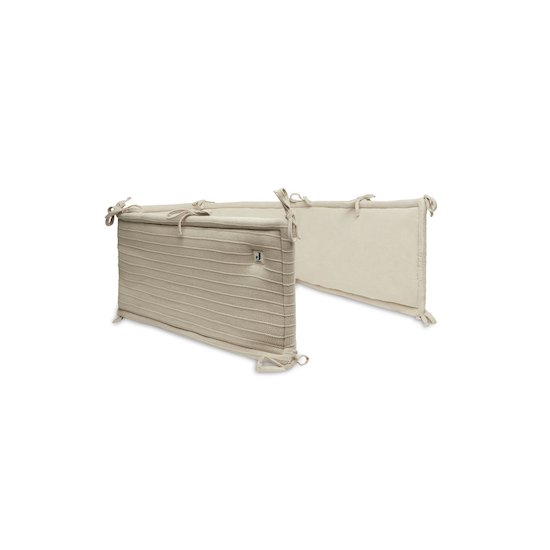 Jollein Tour de lit/Tour de parc Pure Knit Nougat 30x180 cm