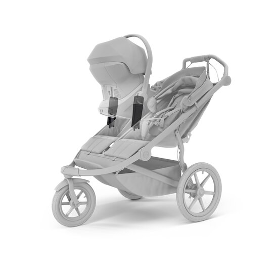 Thule Adaptateurs double pour siège auto Noir  Thule Adaptateurs double pour siège auto Noir