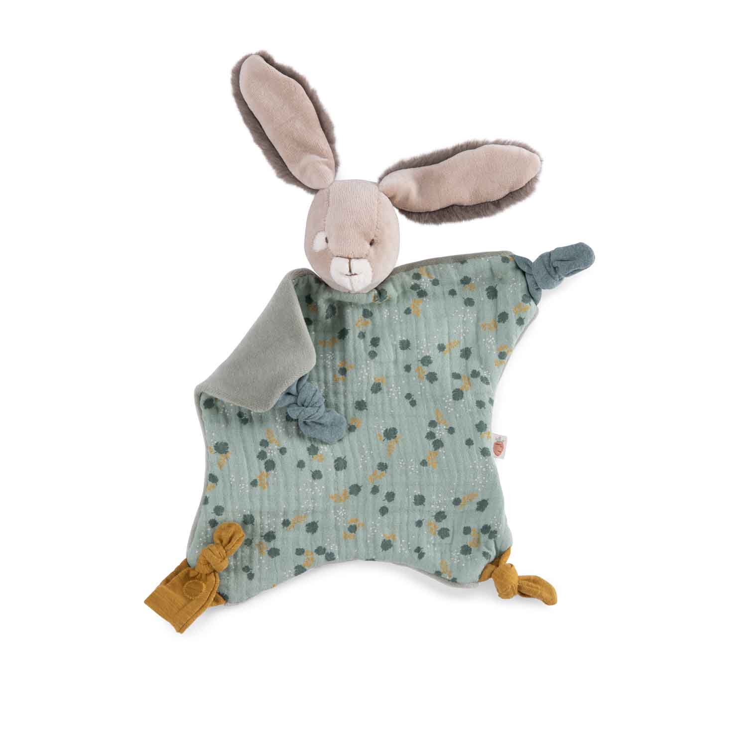 MOULIN ROTY - Doudou lapin sauge VERT Moulin Roty