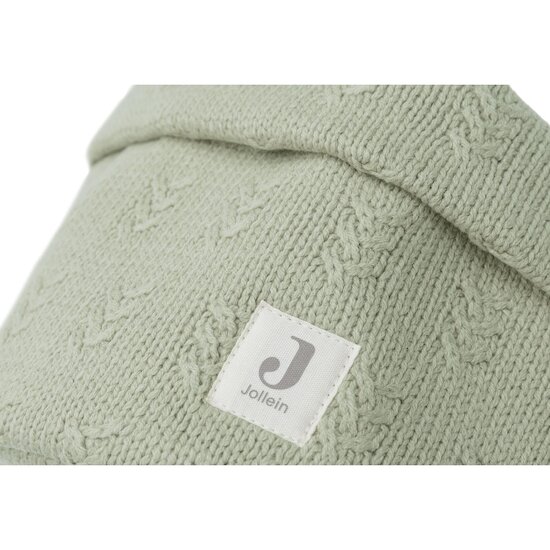 Jollein Panier de Soins grain knit Olive Green  Jollein Panier de Soins grain knit Olive Green